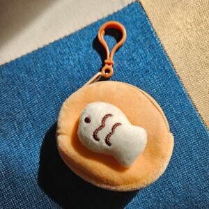 Cute Plush Fish Kidcore Coin Purse Bag Clip Keychain ~ Streetwear Accessory